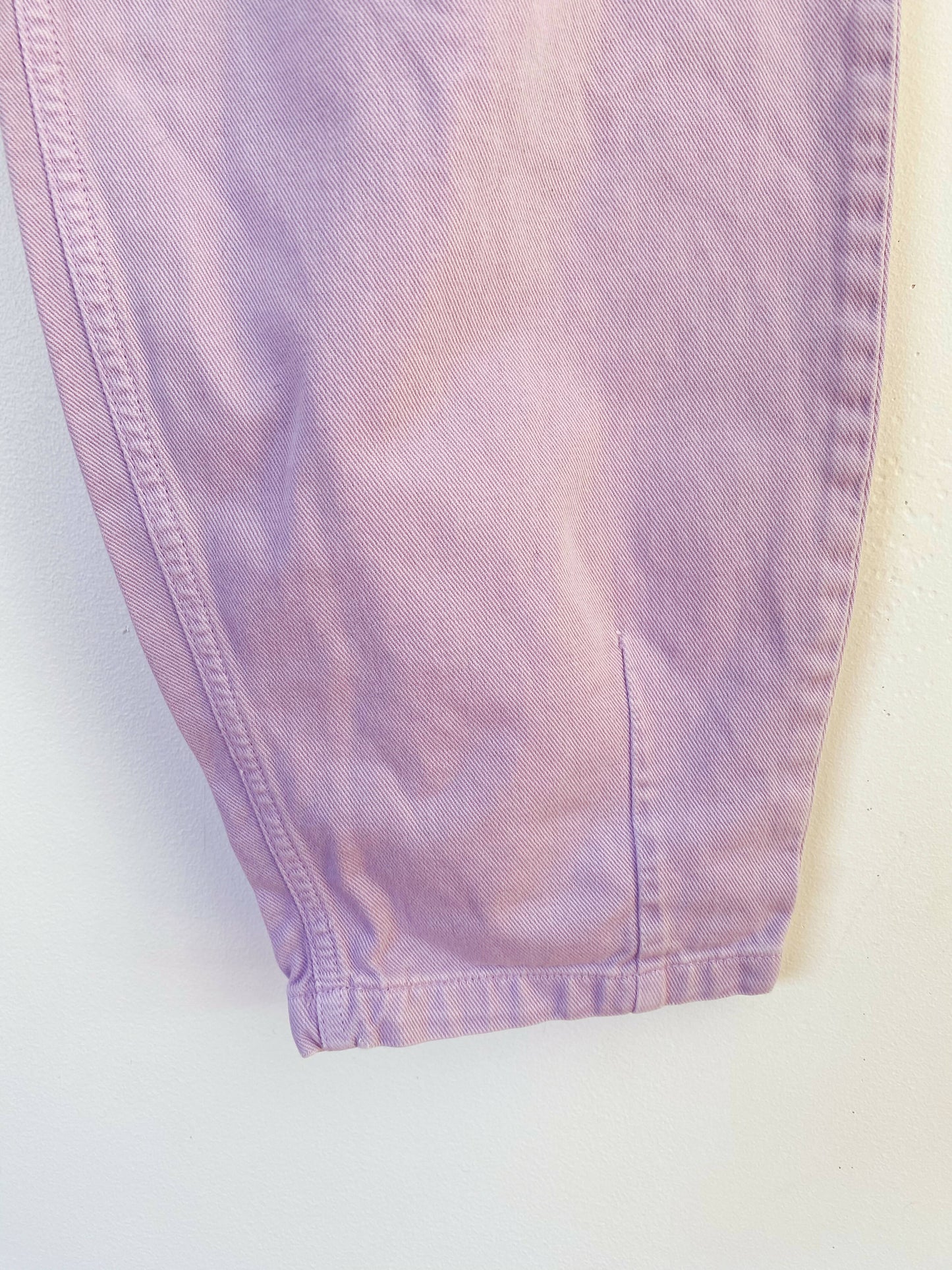 Zara Size 10 Purple Denim Jeans