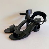 Martini Marco Size 39 Black Leather Sandals