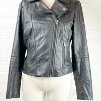 Jeanswest Size 10 Leather Biker Jacket