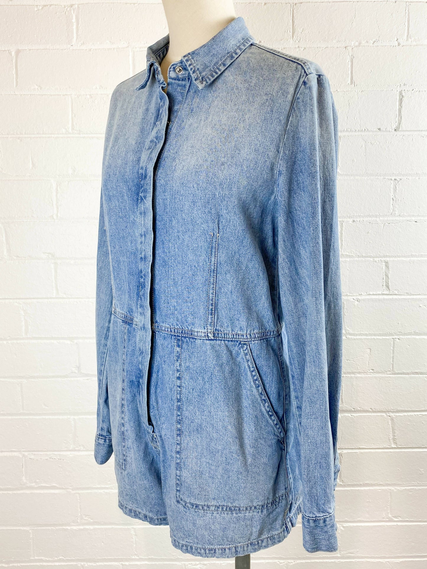 Ksubi Size M Denim Playsuit