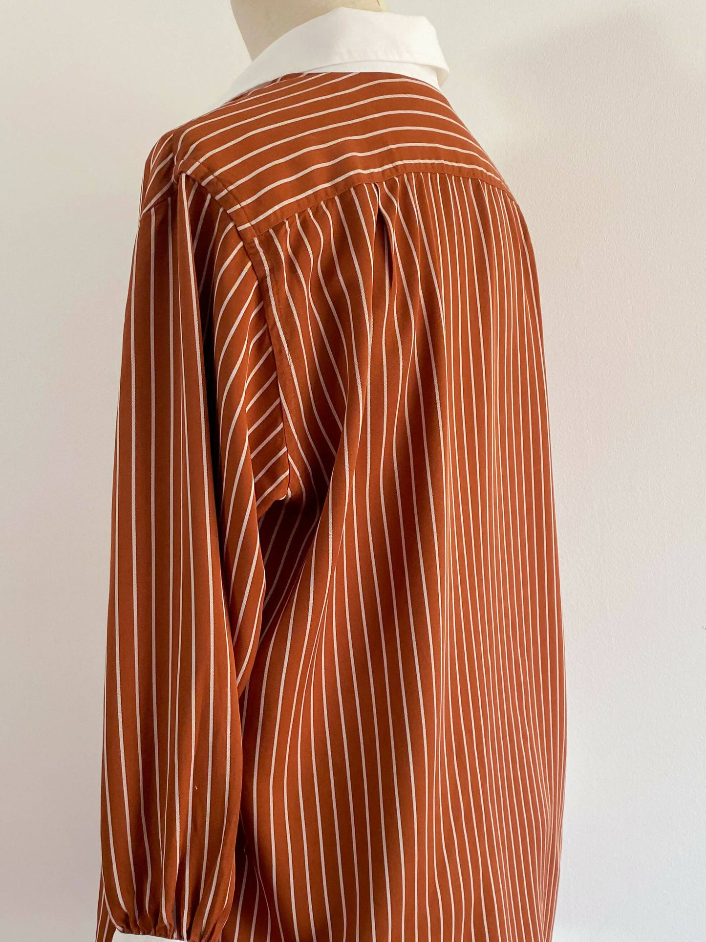 JW Anderson for Uniqlo Small Striped Brown Shirt