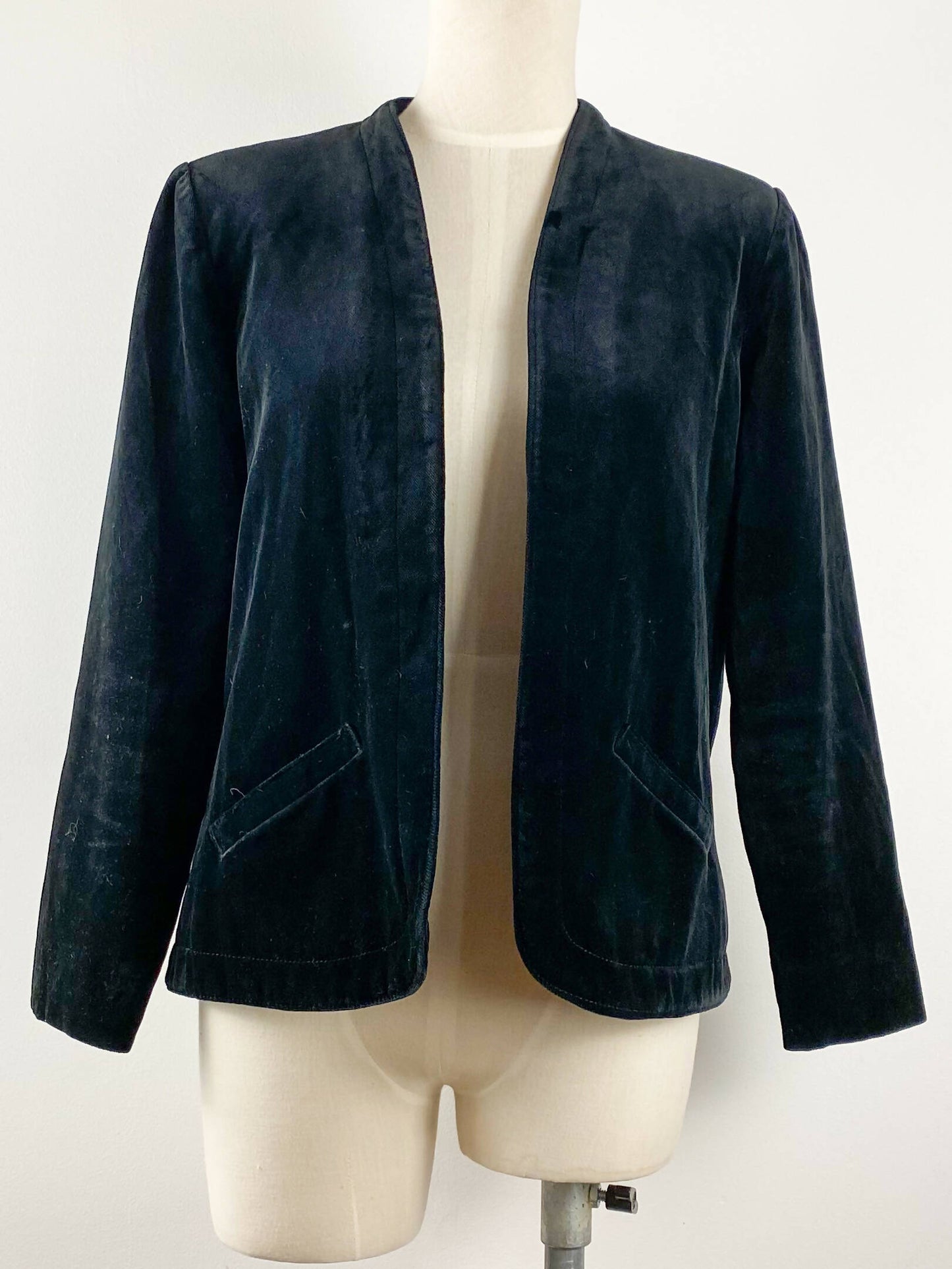 Size 8-10 Black Velvet Jacket