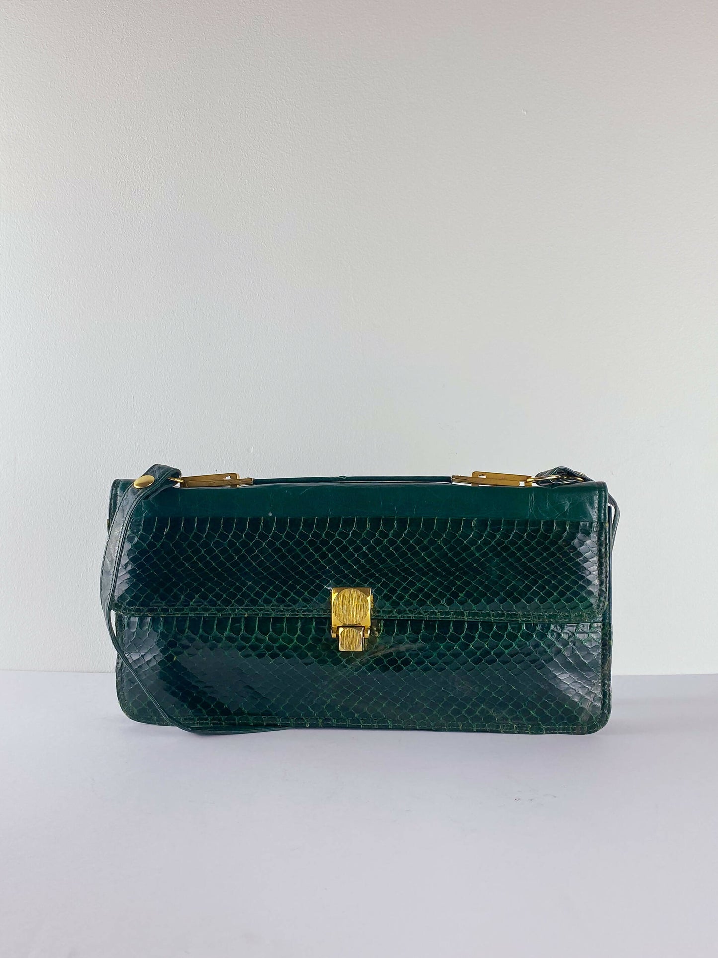 Herma Emerald Leather Bag