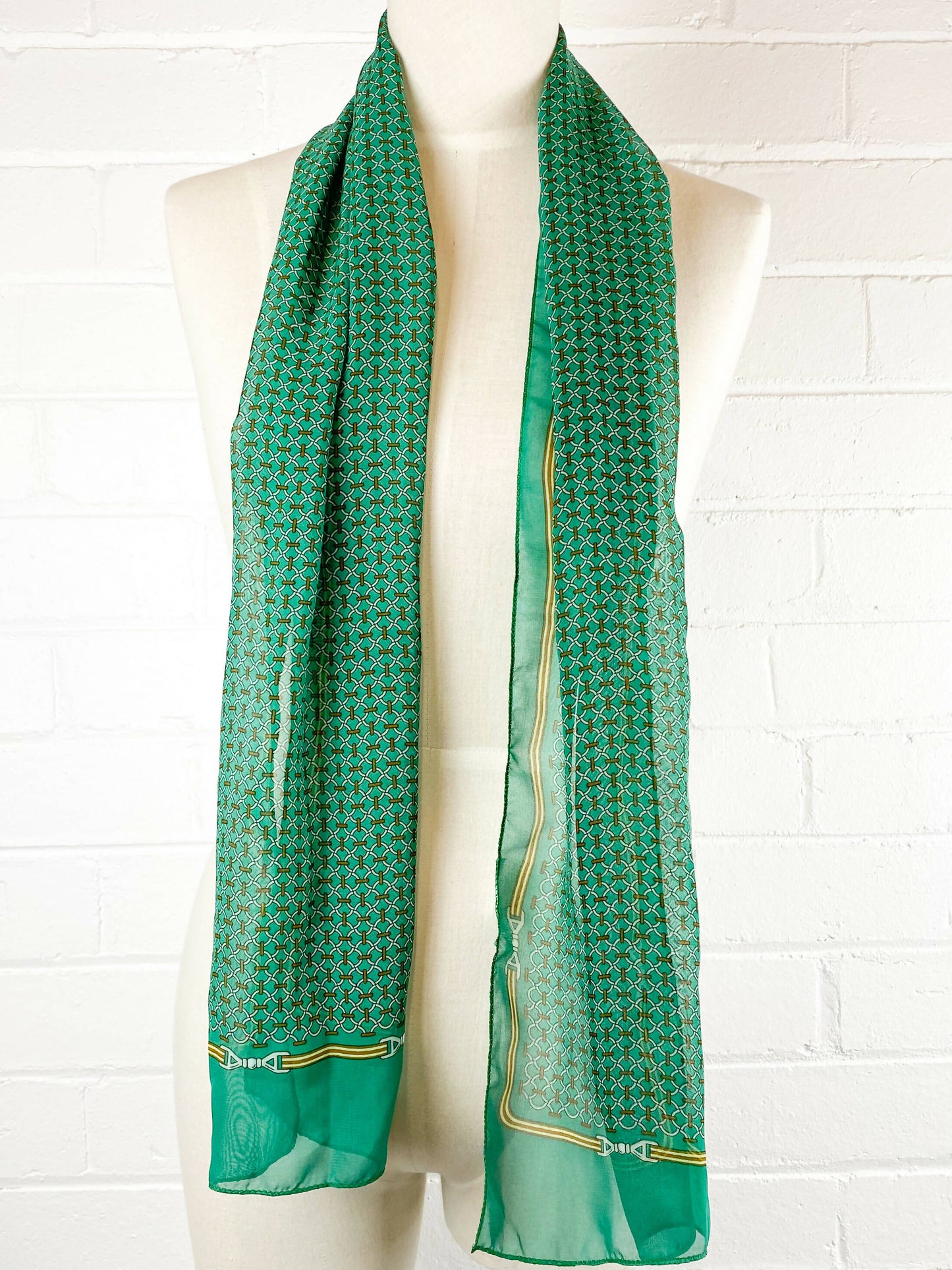 Leona Edminston Printed Chiffon Scarf