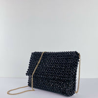 Black Beaded Bag