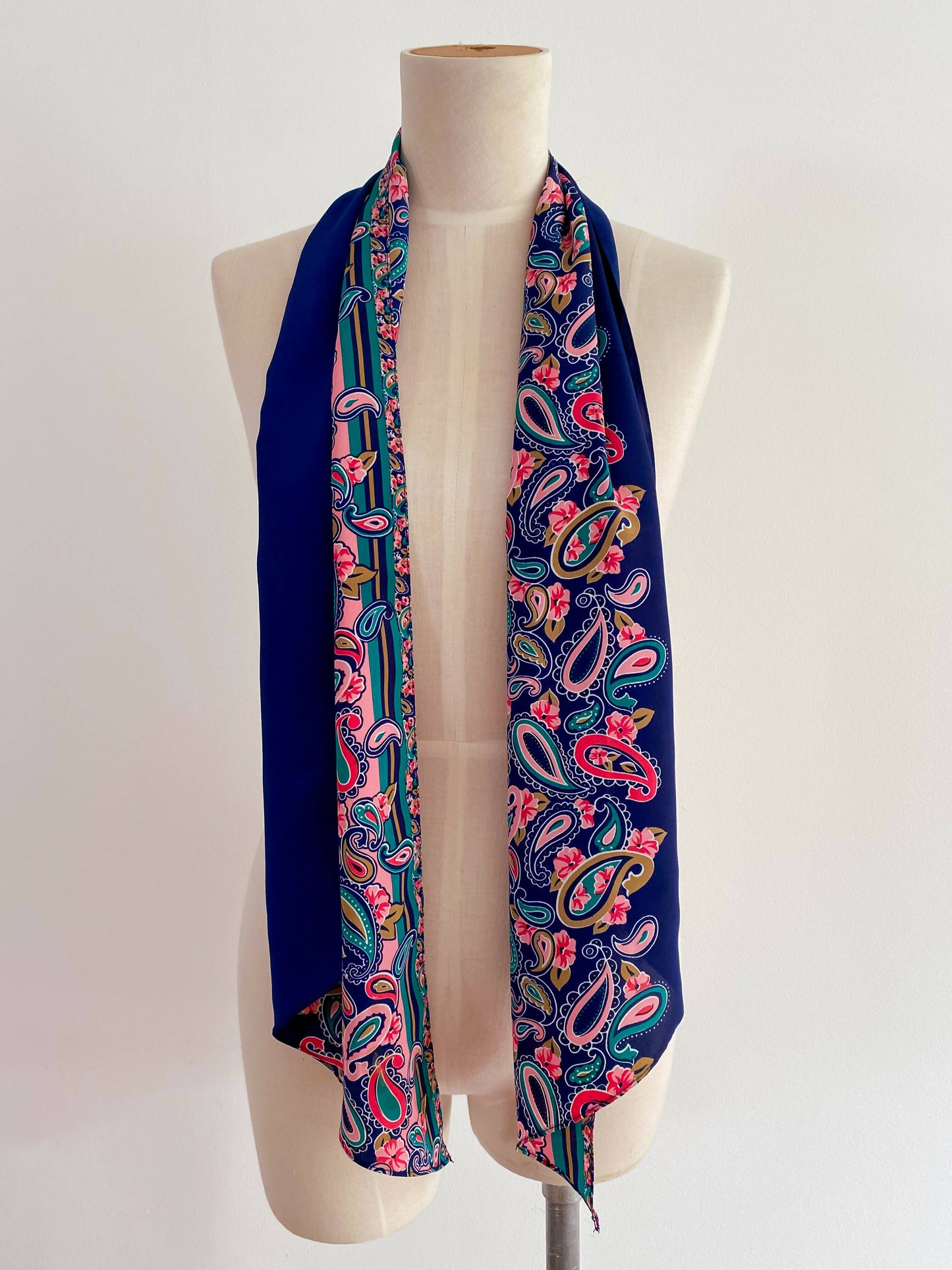 Multicoloured Paisley Scarf