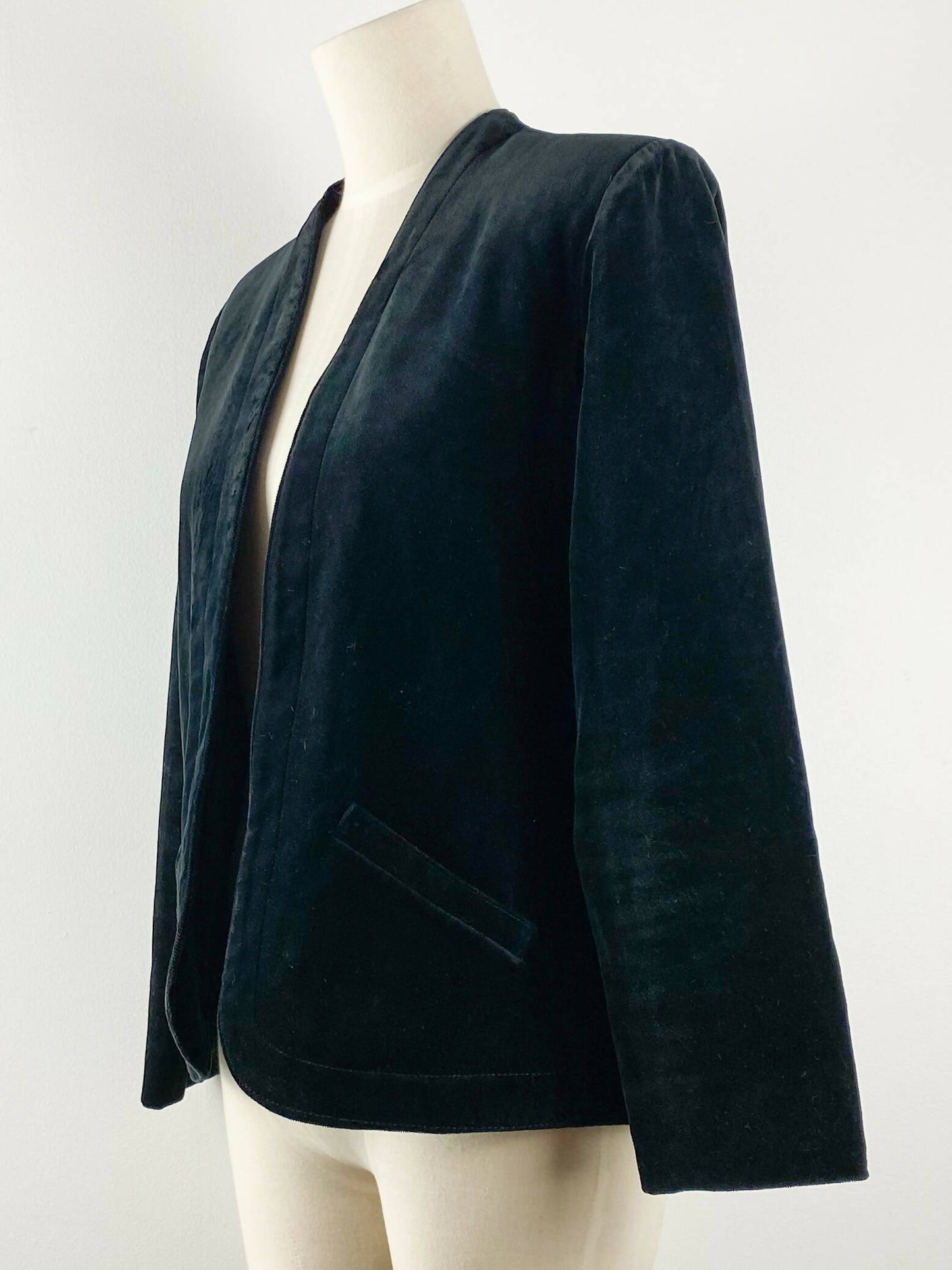 Size 8-10 Black Velvet Jacket