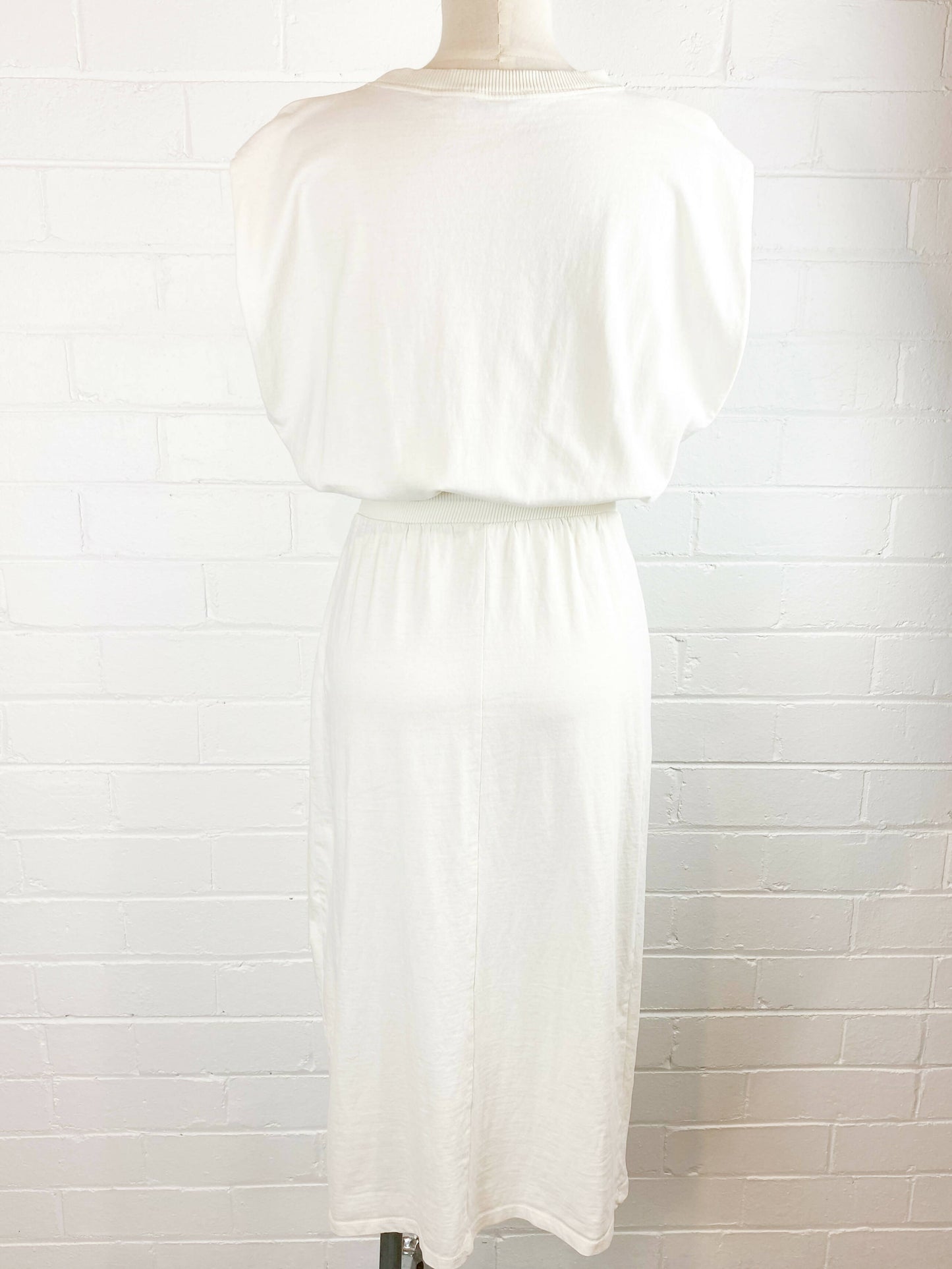 Zara Size M Cream Jersey Dress