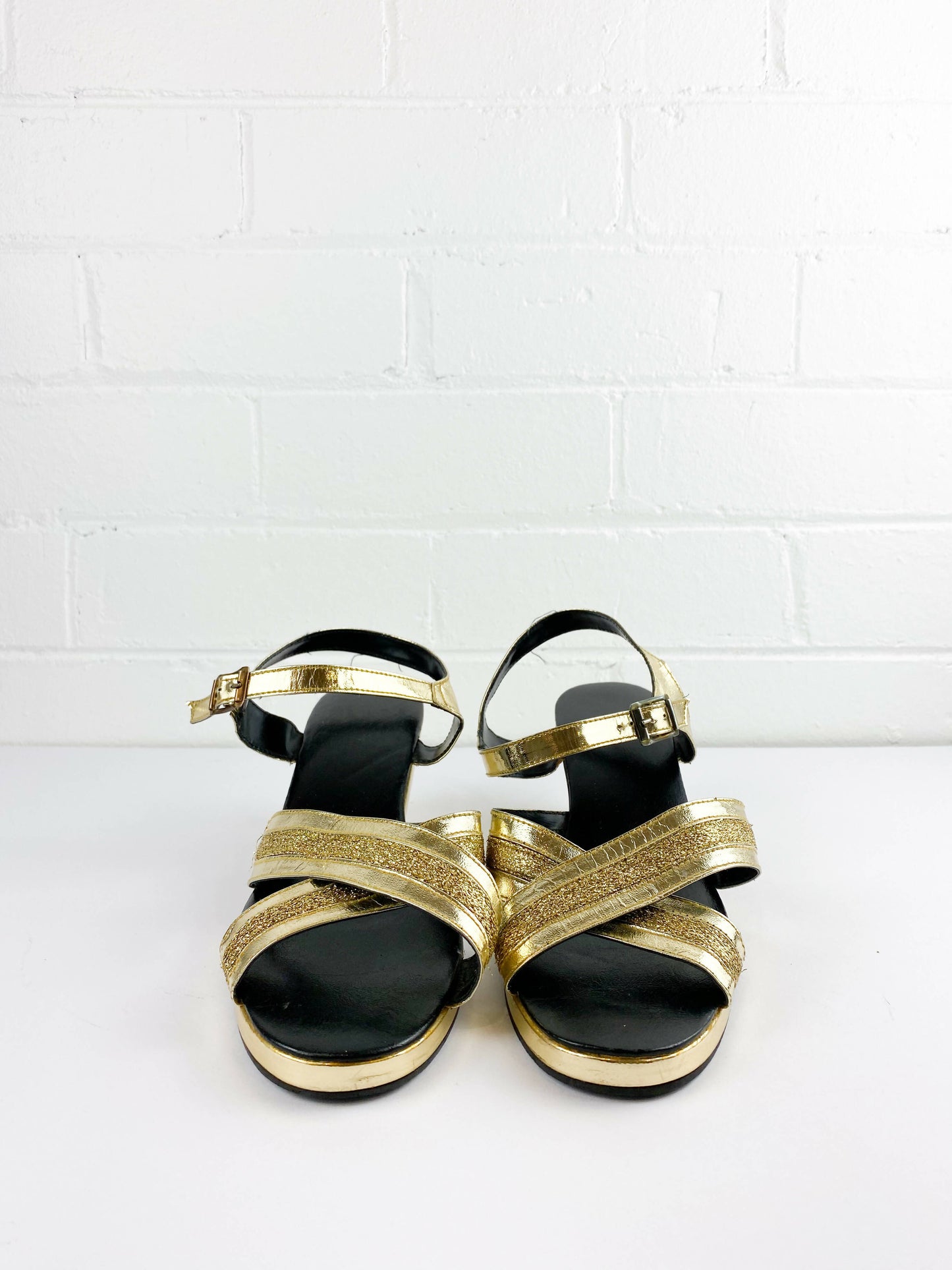 Size 8 Gold Sandals