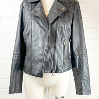 Jeanswest Size 10 Leather Biker Jacket