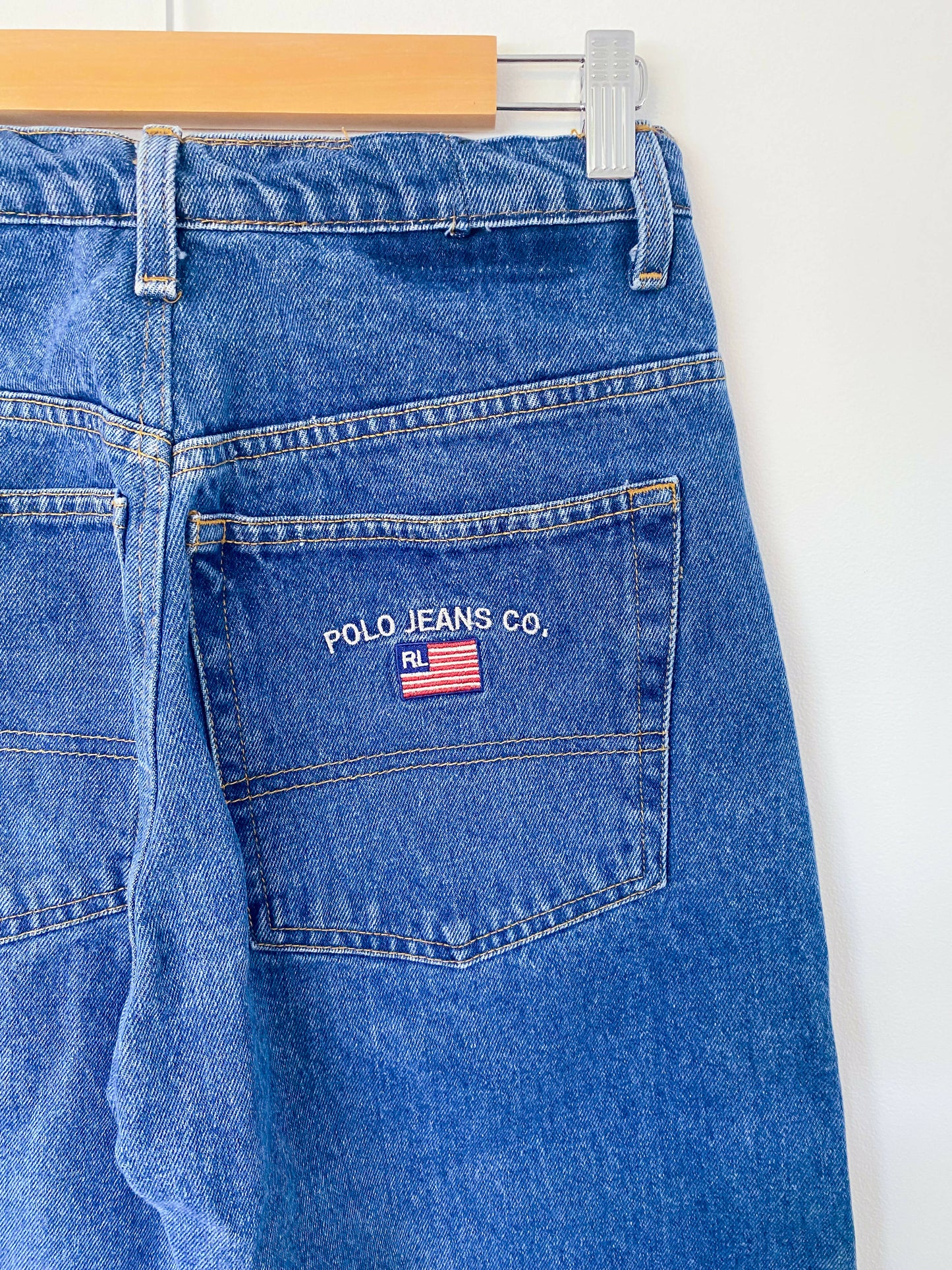 Polo Jeans Co Size 8 Straight-Leg Denim Jeans