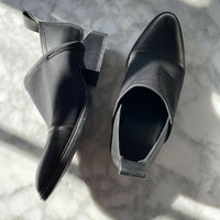 Alexander Wang Size 35 Kori Tilt-heel Stretch Neoprene & Leather Boots