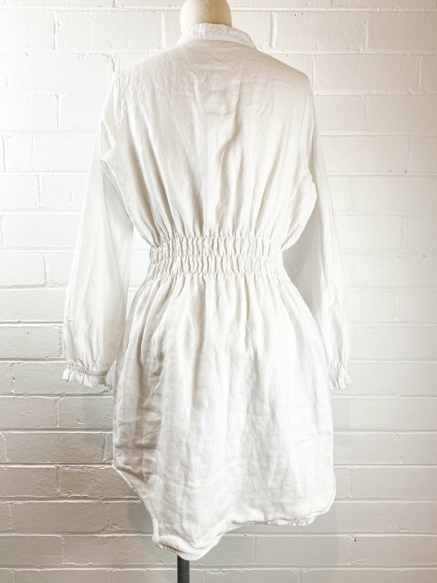 Legoe.Heritage Size 10 White Cotton Dress