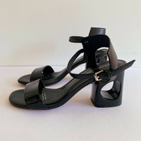 Martini Marco Size 39 Black Leather Sandals