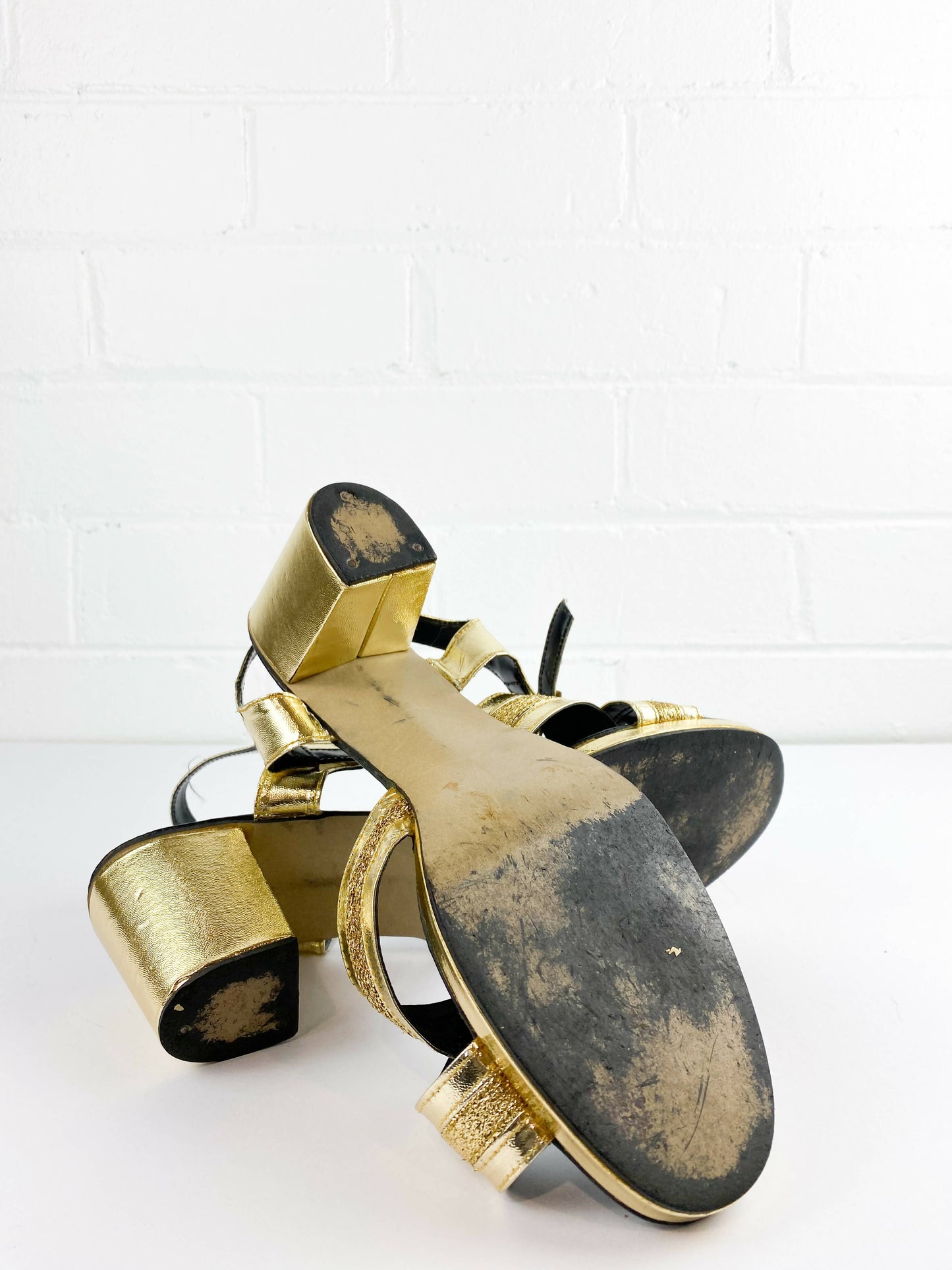 Size 8 Gold Sandals