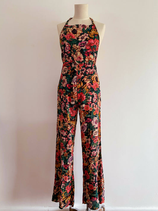 Billabong Size Medium Floral Jumpsuit