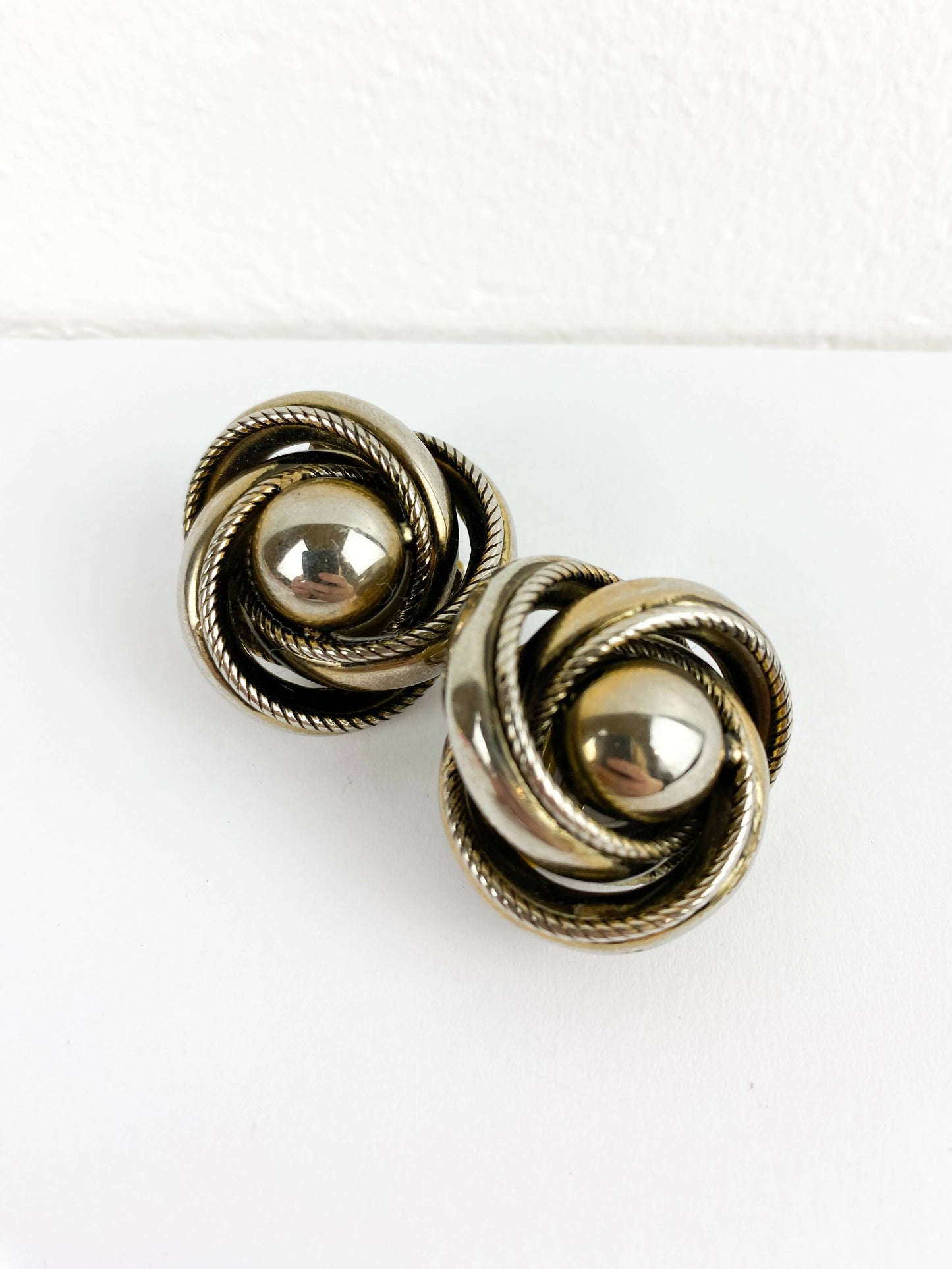 Silver-Tone Clip-On Earrings